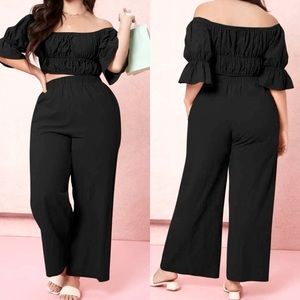 BLACK TWO PIECE SET